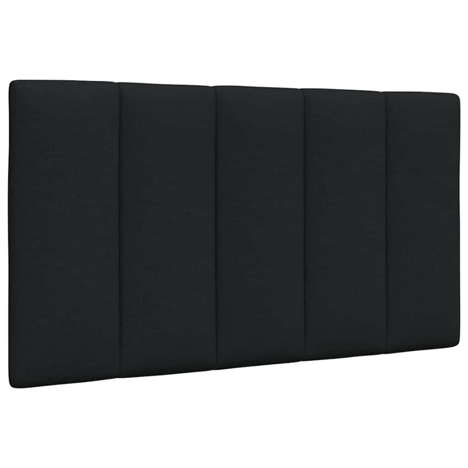 vidaXL Hoofdbordkussen "Hanko" 80 cm stof zwart afbeelding 1
