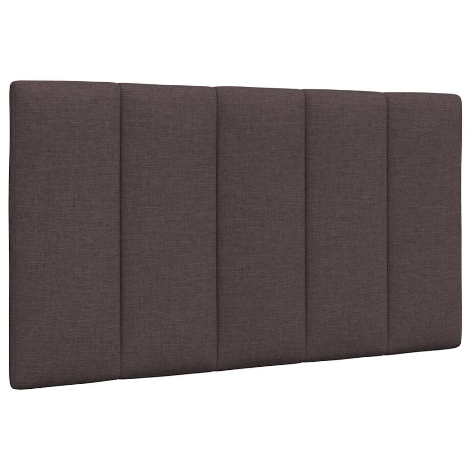 vidaXL Hoofdbordkussen "Hanko" 80 cm stof donkerbruin afbeelding 1