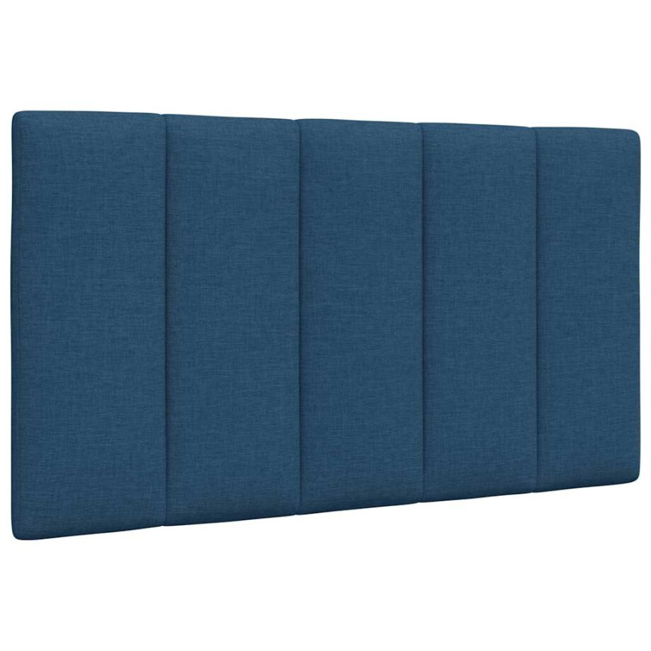 vidaXL Hoofdbordkussen "Hanko" 80 cm stof blauw afbeelding 1