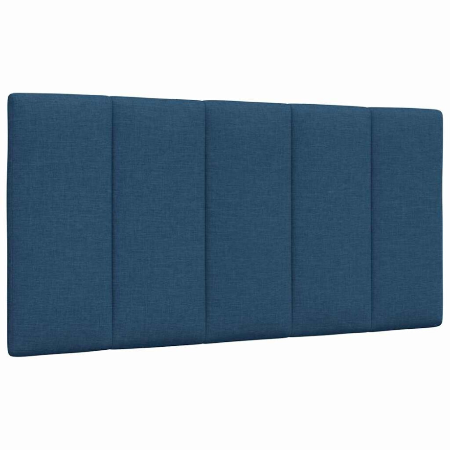 vidaXL Hoofdbordkussen "Hanko" 100 cm stof blauw afbeelding 1