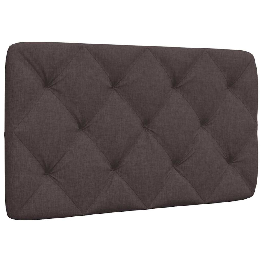vidaXL Hoofdbordkussen 80 cm stof donkerbruin afbeelding 1