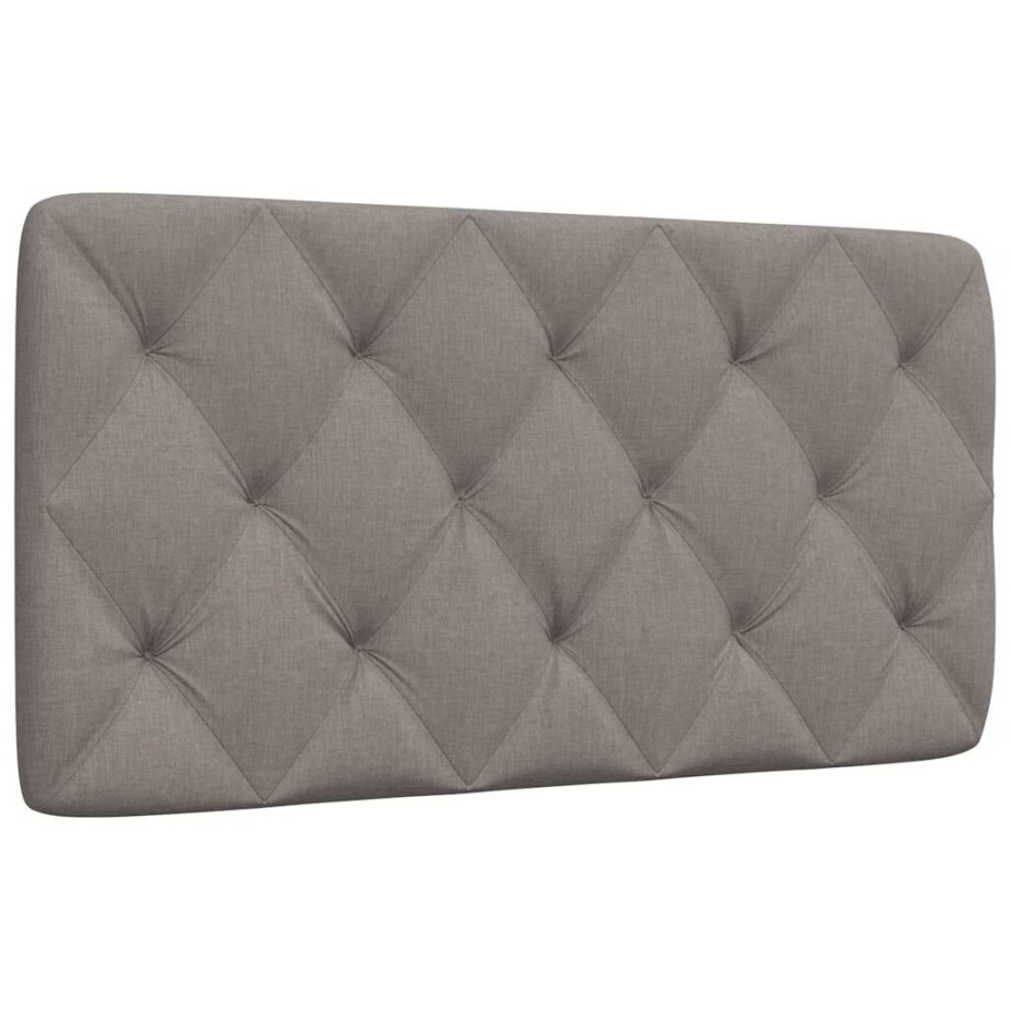 vidaXL Hoofdbordkussen 100 cm stof taupe vidaXL Hoofdbordkussen 100 cm stof taupe afbeelding 1