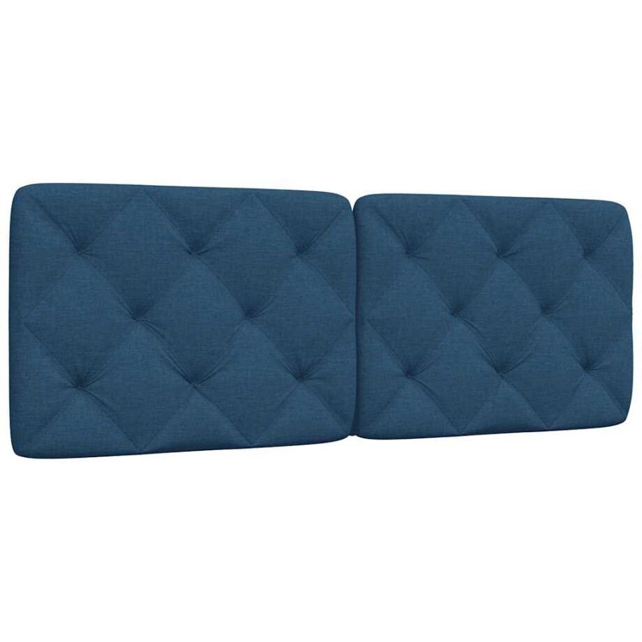 vidaXL Hoofdbordkussen 120 cm stof blauw vidaXL Hoofdbordkussen 120 cm stof blauw afbeelding 1