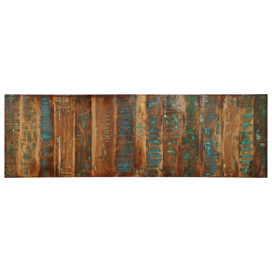 vidaXL Hoofdbord 160 cm massief gerecycled hout meerkleurig afbeelding 1