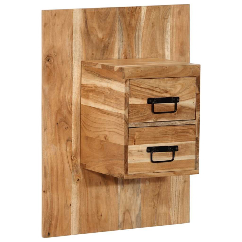 vidaXL Nachtkastje 60x32x80 cm massief acaciahout vidaXL Nachtkastje 60x32x80 cm massief acaciahout afbeelding 1
