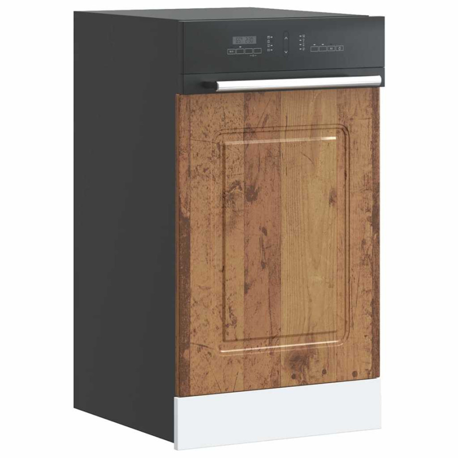 vidaXL Vaatwaspaneel Kalmar 45x1,5x57 cm bewerkt hout oud houtkleurig afbeelding 1