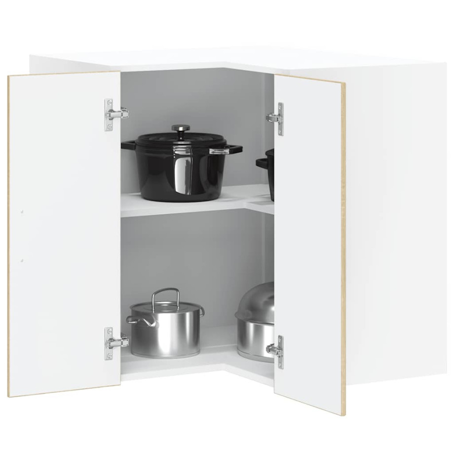 vidaXL Keuken hoekkast "Porto" bewerkt hout sonoma eikenkleurig vidaXL Keuken hoekkast "Porto" bewerkt hout sonoma eikenkleurig afbeelding 1
