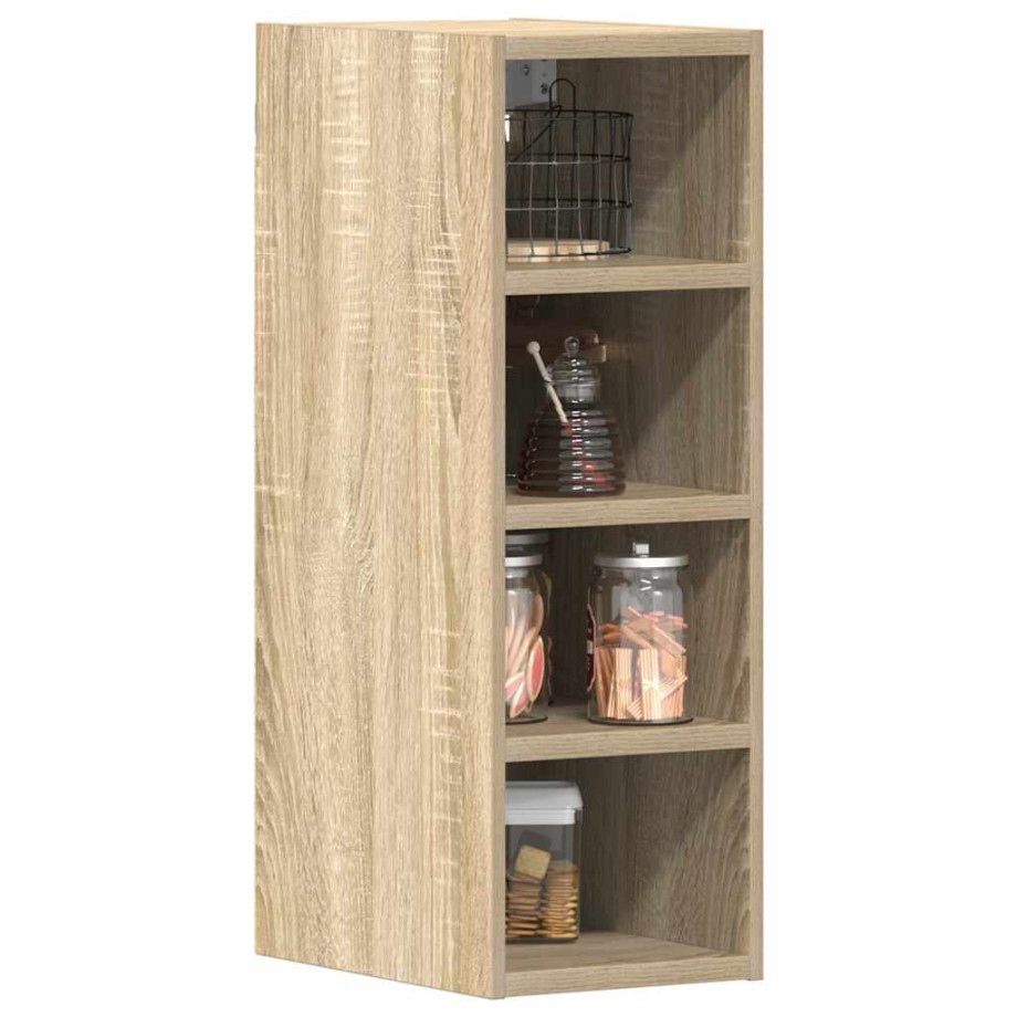 vidaXL Hangkast 20x29,5x60 cm bewerkt hout sonoma eikenkleurig afbeelding 1