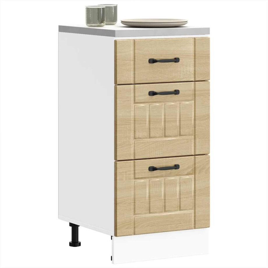 vidaXL Onderkast Lucca bewerkt hout sonoma eikenkleurig afbeelding 1