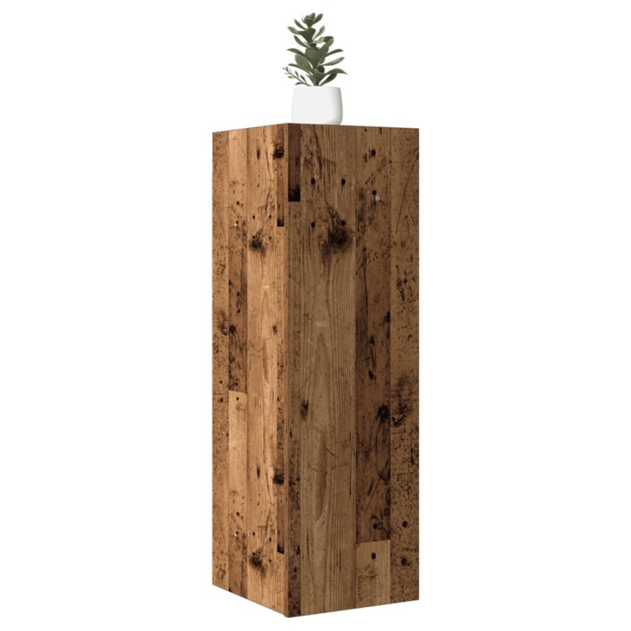 vidaXL Tv-meubel 30,5x30x90 cm bewerkt hout oud houtkleurig afbeelding 1