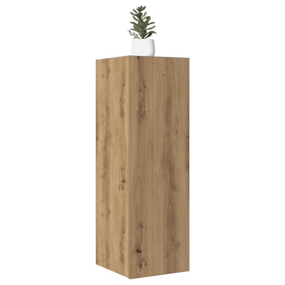 vidaXL Tv-meubel 30,5x30x90 cm bewerkt hout artisanaal eikenkleurig vidaXL Tv-meubel 30,5x30x90 cm bewerkt hout artisanaal eikenkleurig afbeelding 1