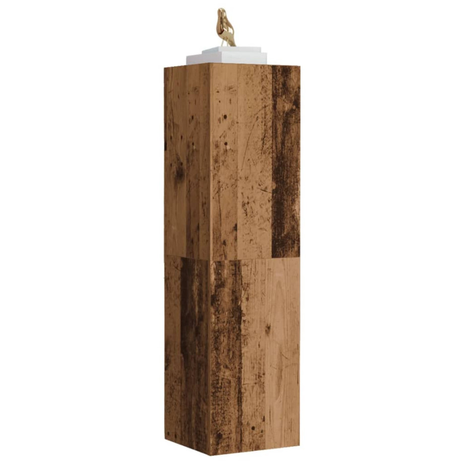 vidaXL Tv-meubel 30,5x30x110 cm bewerkt hout oud houtkleurig vidaXL Tv-meubel 30,5x30x110 cm bewerkt hout oud houtkleurig afbeelding 1