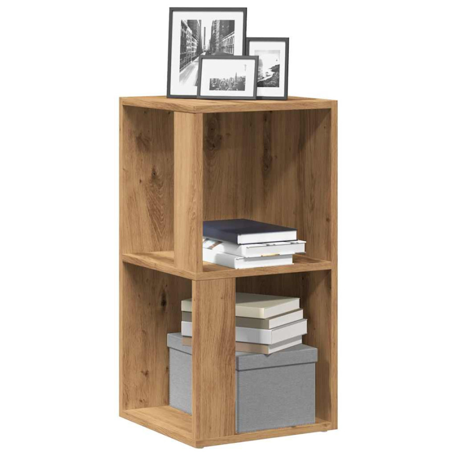vidaXL Hoekkast 33x33x67 cm bewerkt hout artisanaal eikenkleur vidaXL Hoekkast 33x33x67 cm bewerkt hout artisanaal eikenkleur afbeelding 1