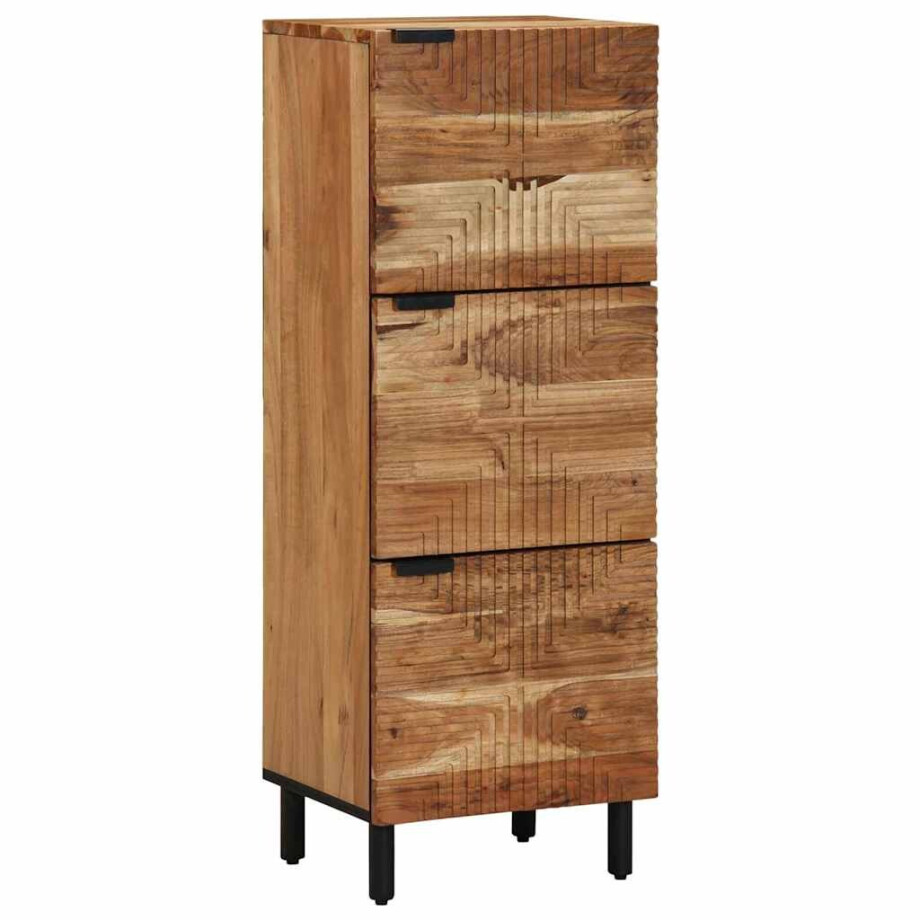 vidaXL Hoge kast met plank Bruin 40 x 33,5 x 110 cm Massief Mango Hout vidaXL Hoge kast met plank Bruin 40 x 33,5 x 110 cm Massief Mango Hout afbeelding 1