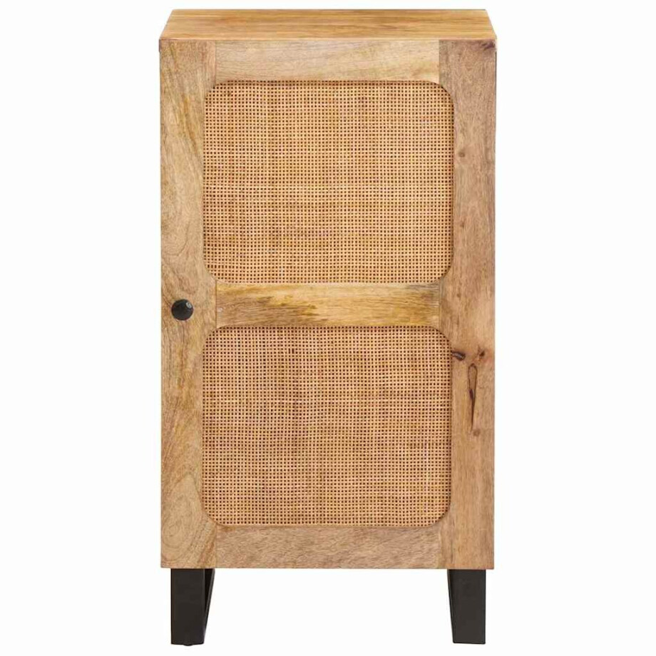 vidaXL Dressoir met opslag Bruin 40 x 33 x 75 cm Massief Mango Hout vidaXL Dressoir met opslag Bruin 40 x 33 x 75 cm Massief Mango Hout afbeelding 1
