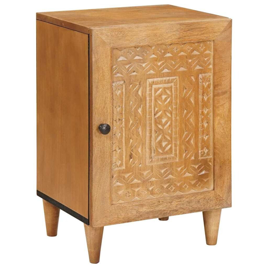 vidaXL Badkamer Kast Lichtbruin 38 x 33.5 x 160 cm Massief Mango Hout vidaXL Badkamer Kast Lichtbruin 38 x 33.5 x 160 cm Massief Mango Hout afbeelding