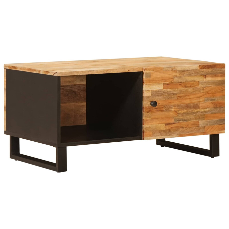 vidaXL Salontafel Bruin 80 x 50 x 40 cm Massief Mango Hout vidaXL Salontafel Bruin 80 x 50 x 40 cm Massief Mango Hout afbeelding 1