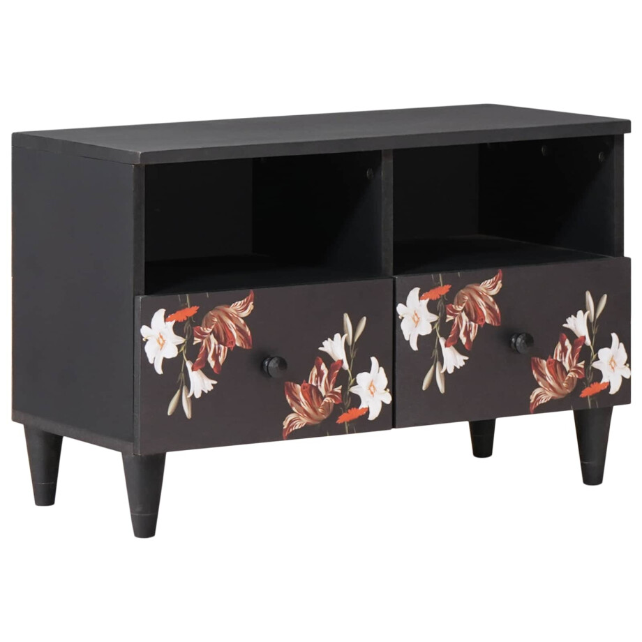 vidaXL Opslagkasten Multikleur 70 x 33,5 x 46 cm Massief Mango Hout vidaXL Opslagkasten Multikleur 70 x 33,5 x 46 cm Massief Mango Hout afbeelding 1