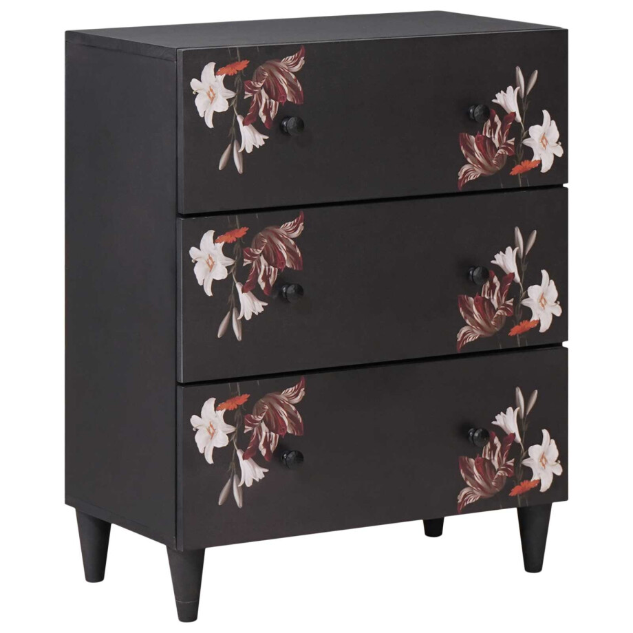 vidaXL Opslagkasten Multikleur 60 x 33,5 x 75 cm Massief Mango Hout vidaXL Opslagkasten Multikleur 60 x 33,5 x 75 cm Massief Mango Hout afbeelding 1