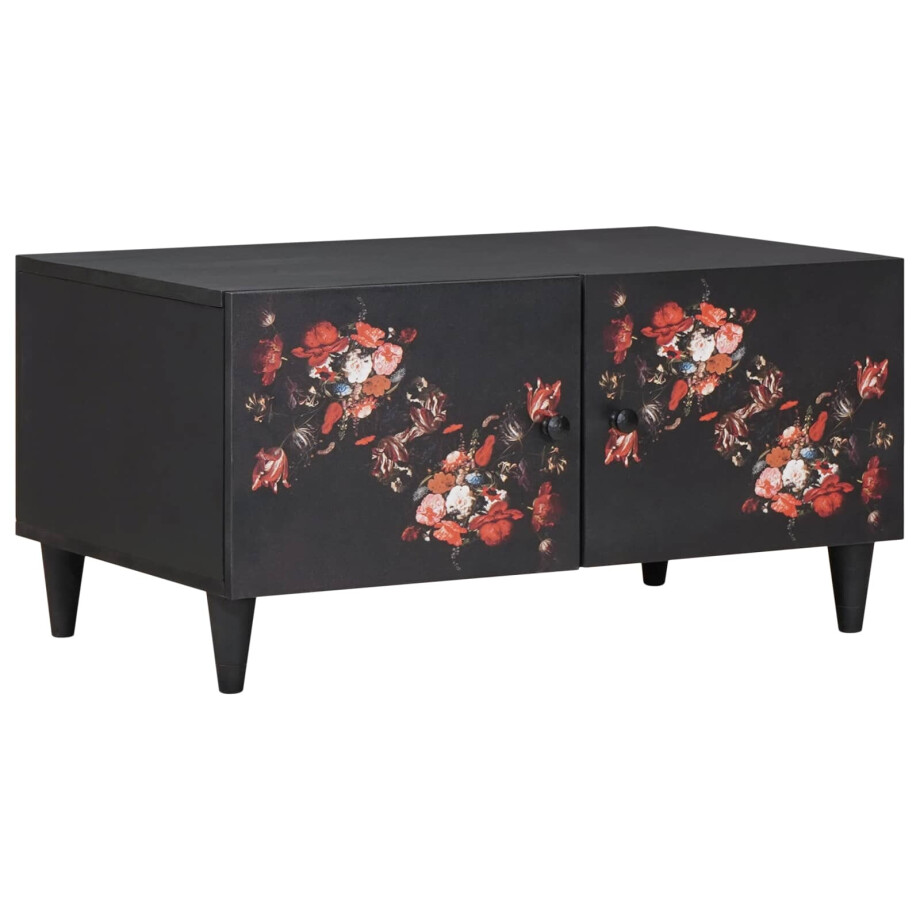 vidaXL Salontafel Multikleur 80 x 50 x 40 cm Massief Mango Hout afbeelding 1
