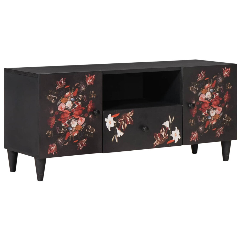 vidaXL Opslagkasten Multikleur 105 x 33,5 x 46 cm Massief Mango Hout vidaXL Opslagkasten Multikleur 105 x 33,5 x 46 cm Massief Mango Hout afbeelding 1