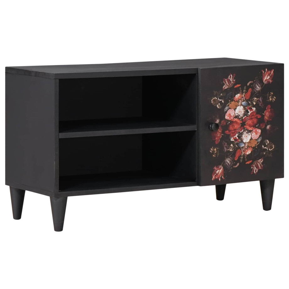 vidaXL Opslagkasten Multikleur 80 x 31,5 x 46 cm Massief Mango Hout vidaXL Opslagkasten Multikleur 80 x 31,5 x 46 cm Massief Mango Hout afbeelding 1