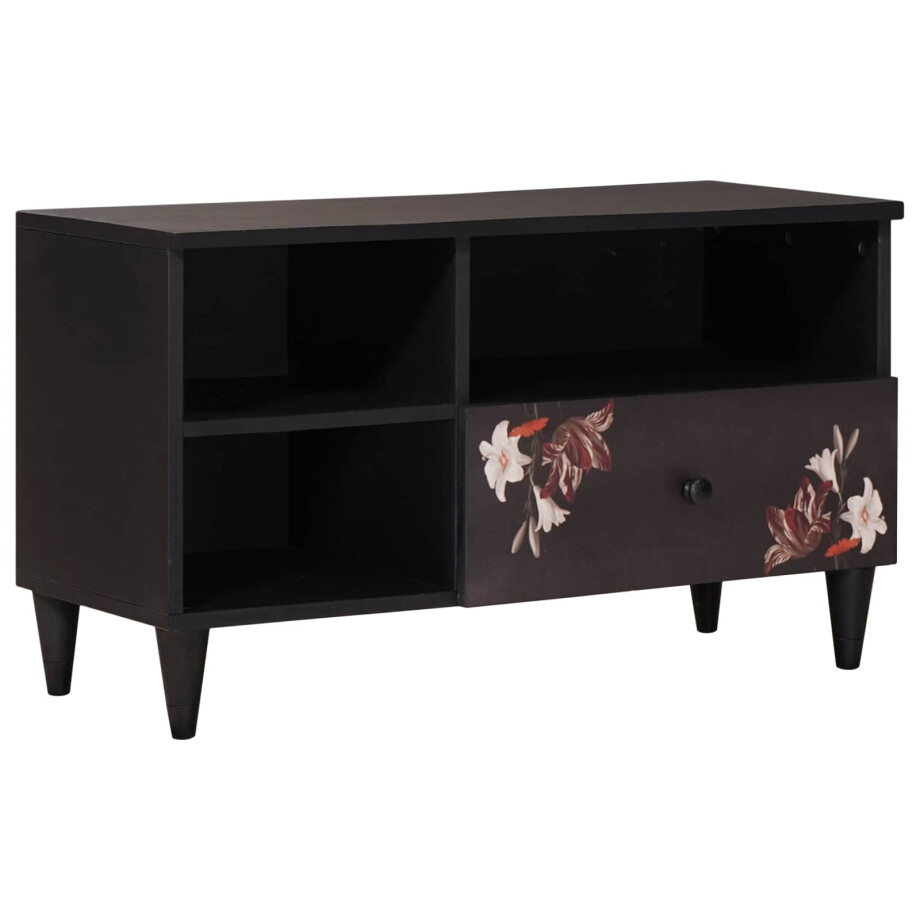 vidaXL Opslagkasten Multikleur 80 x 33,5 x 46 cm Massief Mango Hout vidaXL Opslagkasten Multikleur 80 x 33,5 x 46 cm Massief Mango Hout afbeelding 1