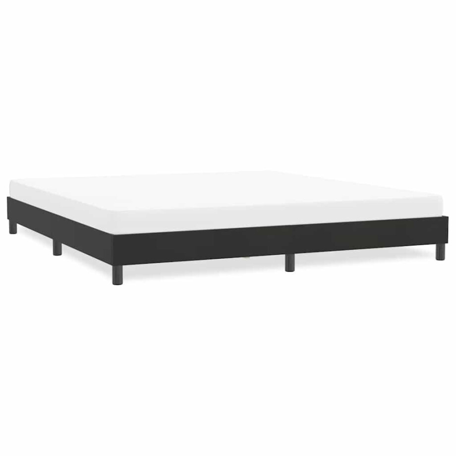vidaXL Bedframe zonder matras 180x210 cm fluweel zwart afbeelding 1