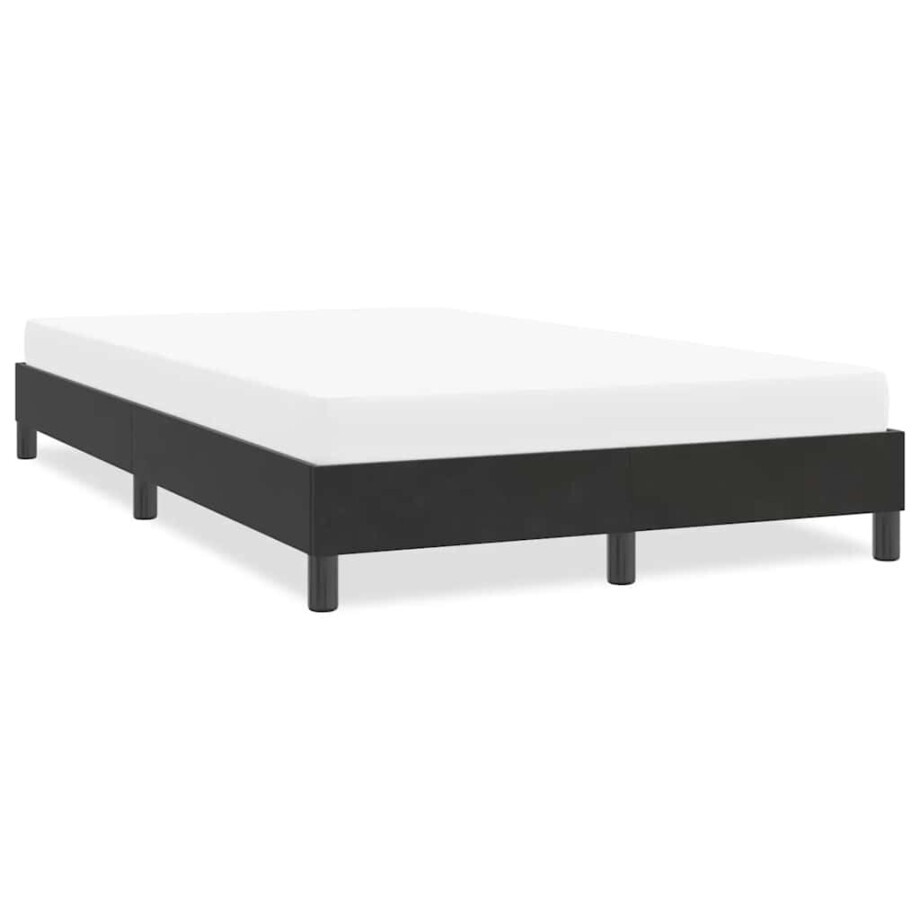 vidaXL Bedframe zonder matras 120x220 cm fluweel zwart afbeelding 1
