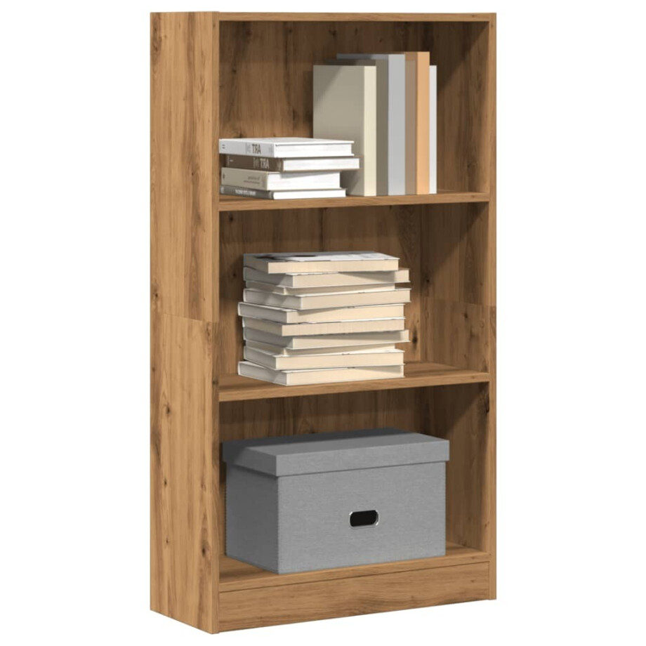 vidaXL Boekenkast 60x24x109 cm bewerkt hout artisanaal eikenkleurig vidaXL Boekenkast 60x24x109 cm bewerkt hout artisanaal eikenkleurig afbeelding 1