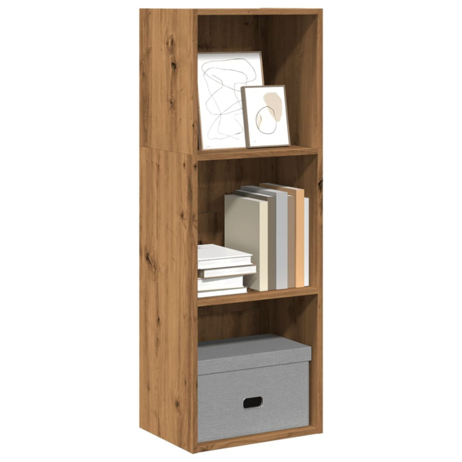 vidaXL Boekenkast 40x30x114 cm bewerkt hout artisanaal eikenkleurig afbeelding 1