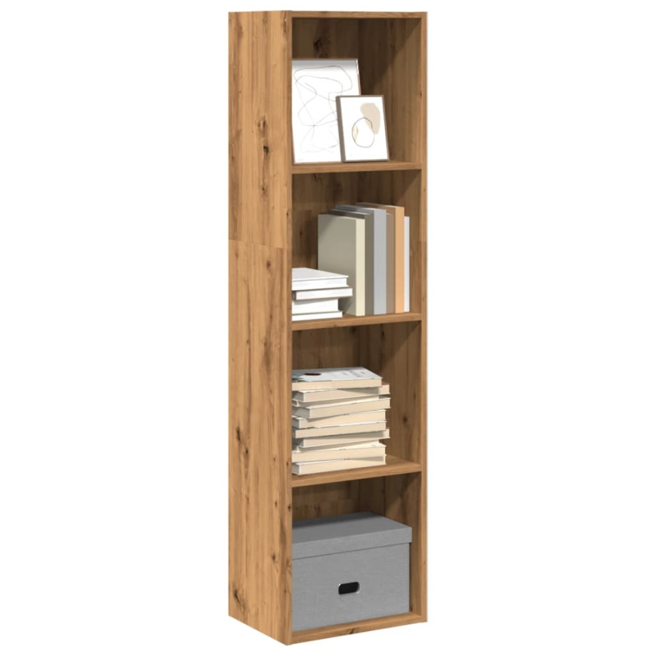 vidaXL Boekenkast 40x30x152 cm bewerkt hout artisanaal eikenkleurig afbeelding 1
