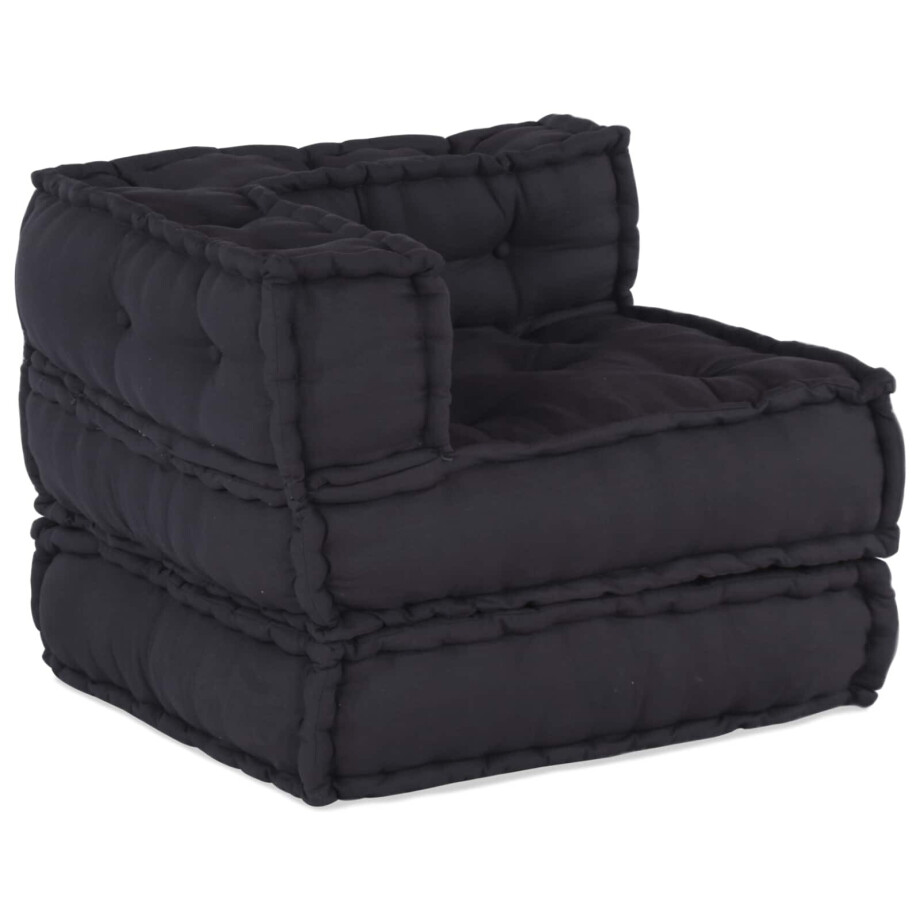vidaXL Modulair Sofabet 4 pcs Antracietkleurig Stof afbeelding 1
