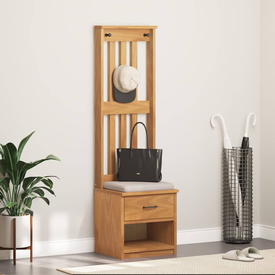 vidaXL Kapstok SANDNES 45x40x159,5 cm massief grenenhout vidaXL Kapstok SANDNES 45x40x159,5 cm massief grenenhout afbeelding 1