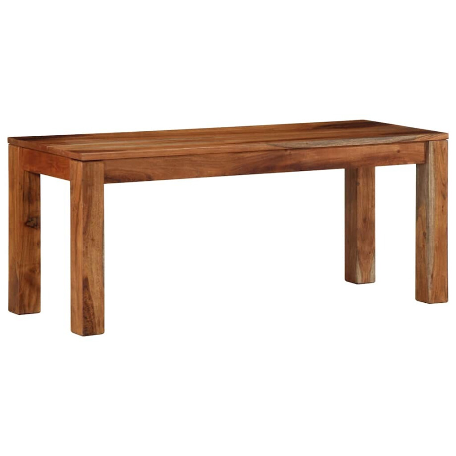 vidaXL Bankje 110 cm massief acaciahout vidaXL Bankje 110 cm massief acaciahout afbeelding 1