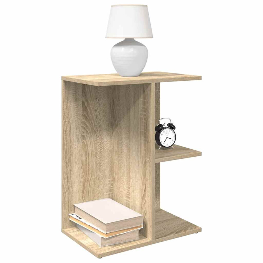 vidaXL Nachtkastjes 2 st 46,5x29x61 cm bewerkt hout sonoma eikenkleur vidaXL Nachtkastjes 2 st 46,5x29x61 cm bewerkt hout sonoma eikenkleur afbeelding 1