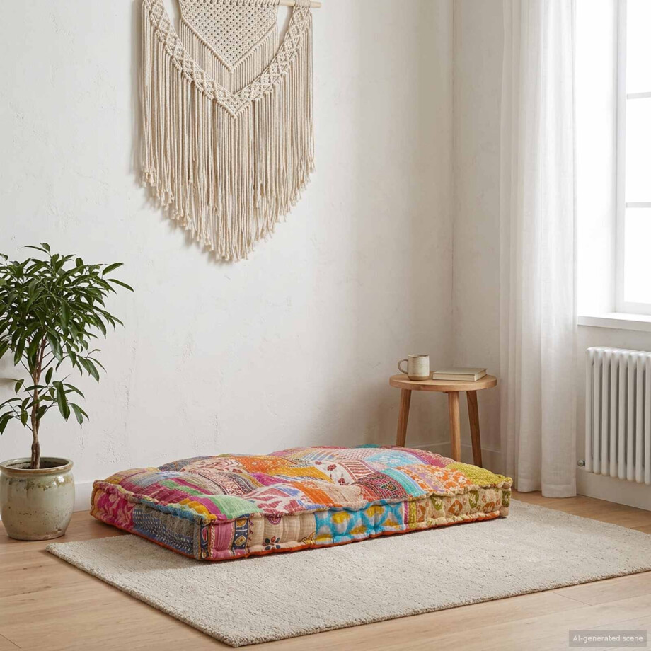 vidaXL Pallet Sofa Kussen Multikleur 120 x 80 x 12 cm Stof afbeelding 1