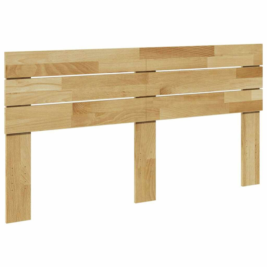 vidaXL Hoofdbord 135 cm massief eikenhout afbeelding 1