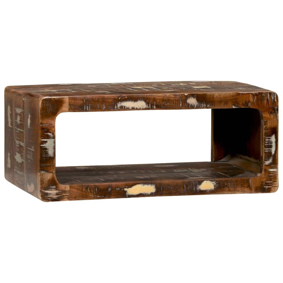 vidaXL TV-kast Multikleur 60 x 30 x 25 cm Massief gerecycled hout vidaXL TV-kast Multikleur 60 x 30 x 25 cm Massief gerecycled hout afbeelding 1