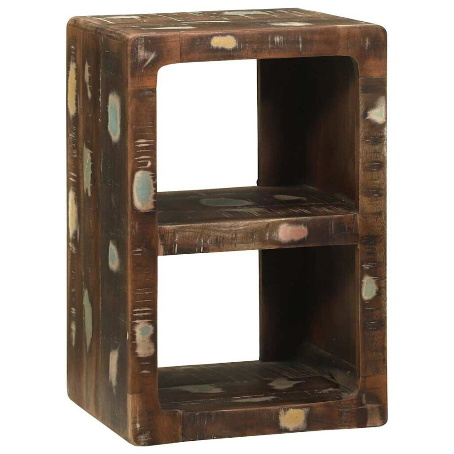 vidaXL TV-kast Multikleur 36 x 30 x 54 cm Massief gerecycled hout vidaXL TV-kast Multikleur 36 x 30 x 54 cm Massief gerecycled hout afbeelding 1