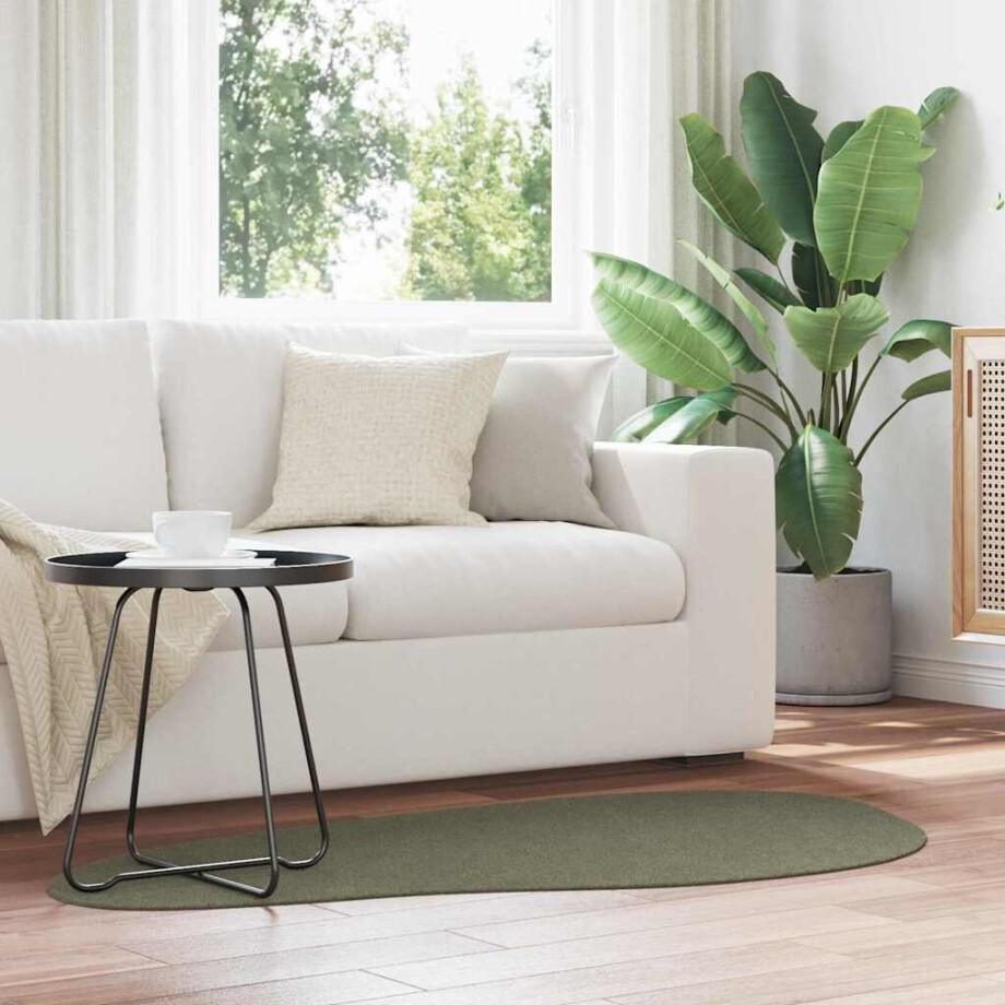 vidaXL Vloerkleden HUARTE Bosgroen 80 x 150 cm Polyester afbeelding 1