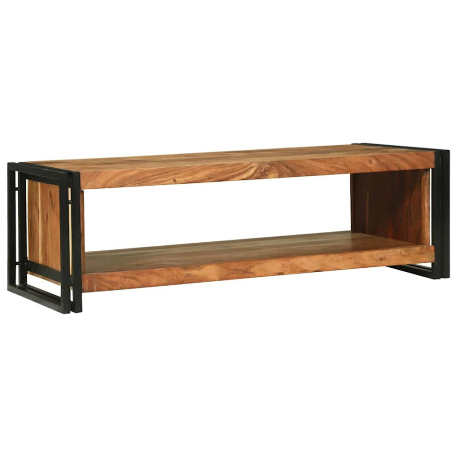 vidaXL Salontafel Bruin 120 x 50 x 38 cm Massief Acaciahout vidaXL Salontafel Bruin 120 x 50 x 38 cm Massief Acaciahout afbeelding 1