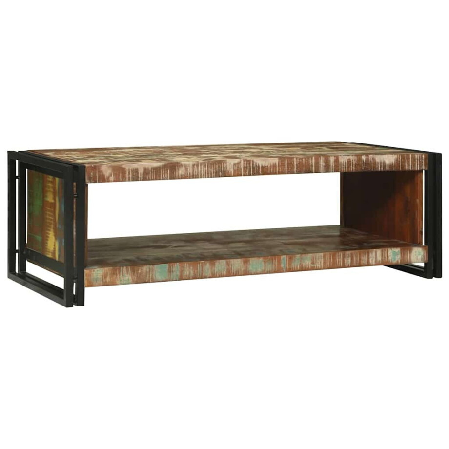 vidaXL Salontafel Bruin 120 x 50 x 38 cm massief gerecycled hout vidaXL Salontafel Bruin 120 x 50 x 38 cm massief gerecycled hout afbeelding 1