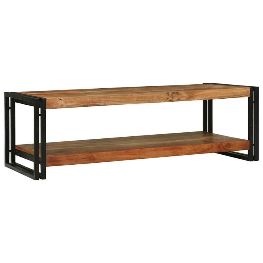 vidaXL Salontafel Bruin 120 x 50 x 38 cm Massief Acaciahout vidaXL Salontafel Bruin 120 x 50 x 38 cm Massief Acaciahout afbeelding 1