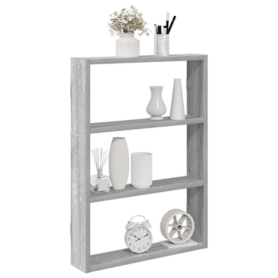 vidaXL Wandschap 43x9x60 cm bewerkt hout grijs sonoma eikenkleurig vidaXL Wandschap 43x9x60 cm bewerkt hout grijs sonoma eikenkleurig afbeelding 1