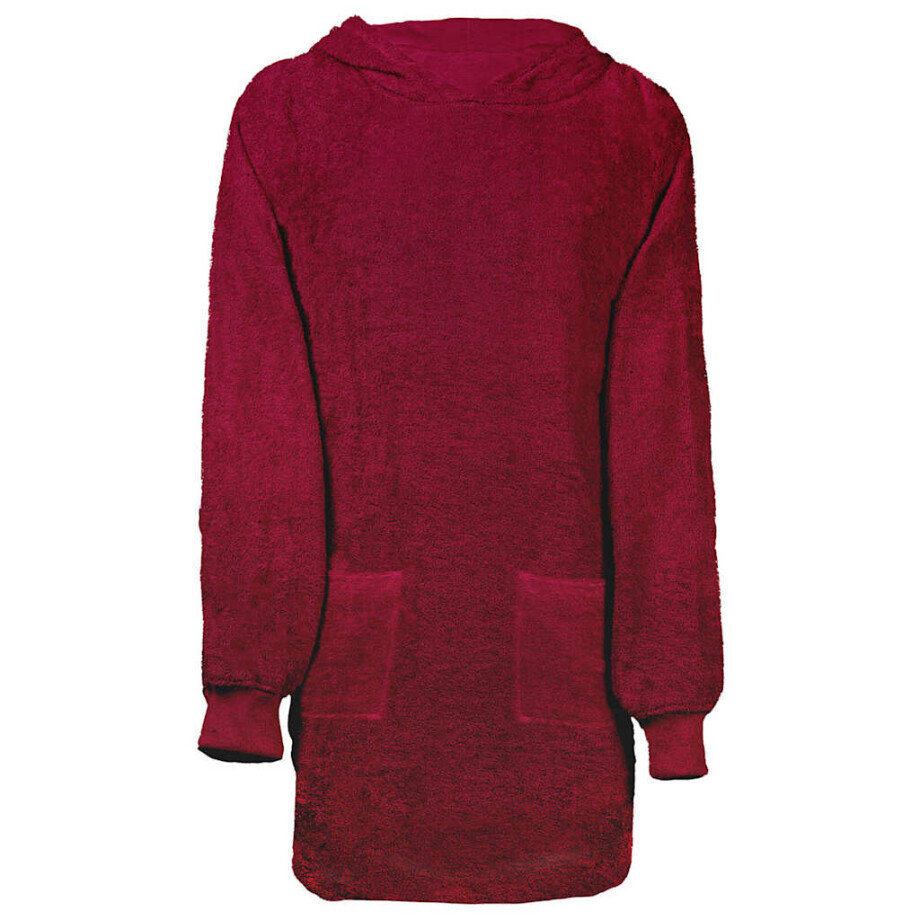 vidaXL Deken hoodie KINN Rood L Katoen vidaXL Deken hoodie KINN Rood L Katoen afbeelding 1