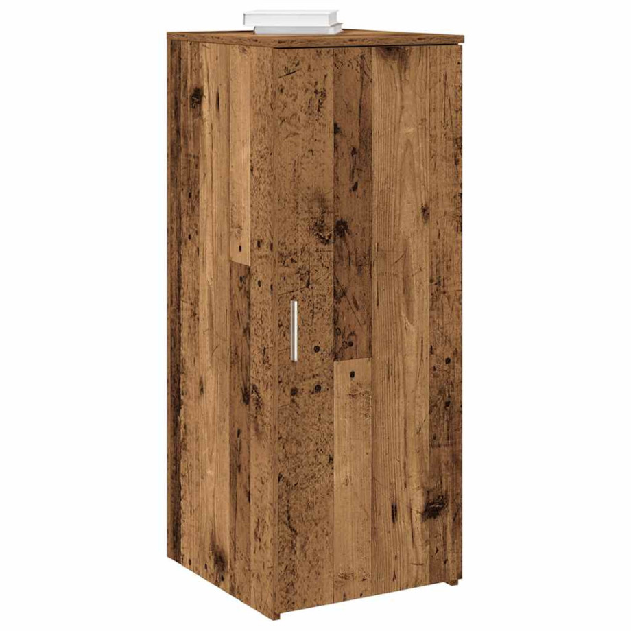 vidaXL Opbergkast 40x45x103,5 cm bewerkt hout oud houtkleurig afbeelding 1