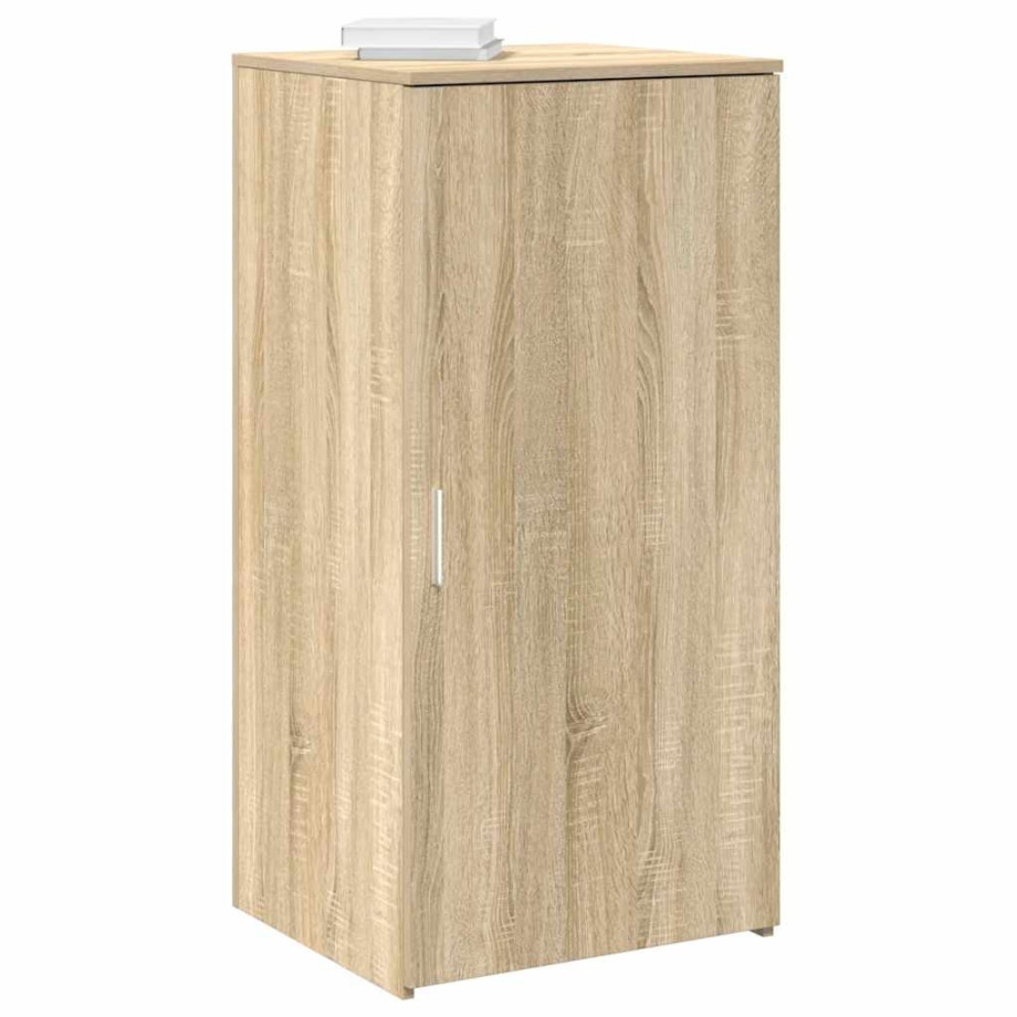 vidaXL Opbergkast 50x45x103,5 cm bewerkt hout sonoma eikenkleurig afbeelding 1