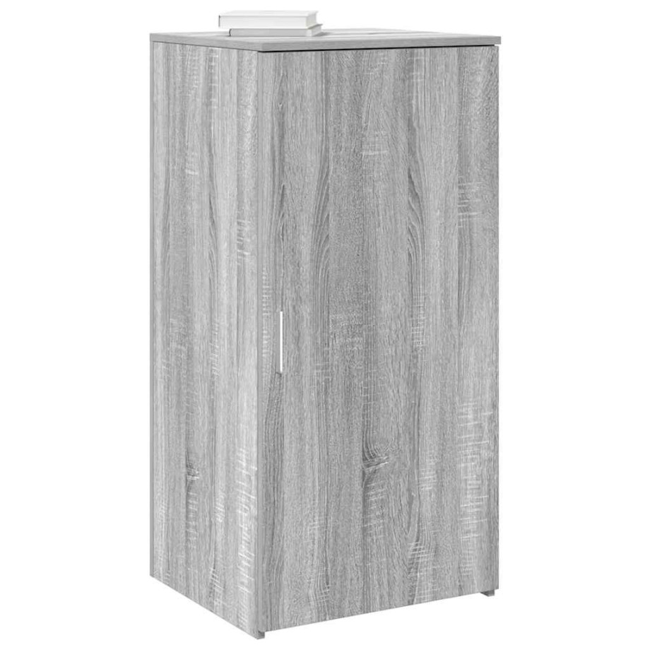 vidaXL Opbergkast 50x45x103,5 cm bewerkt hout grijs sonoma eikenkleur afbeelding 1