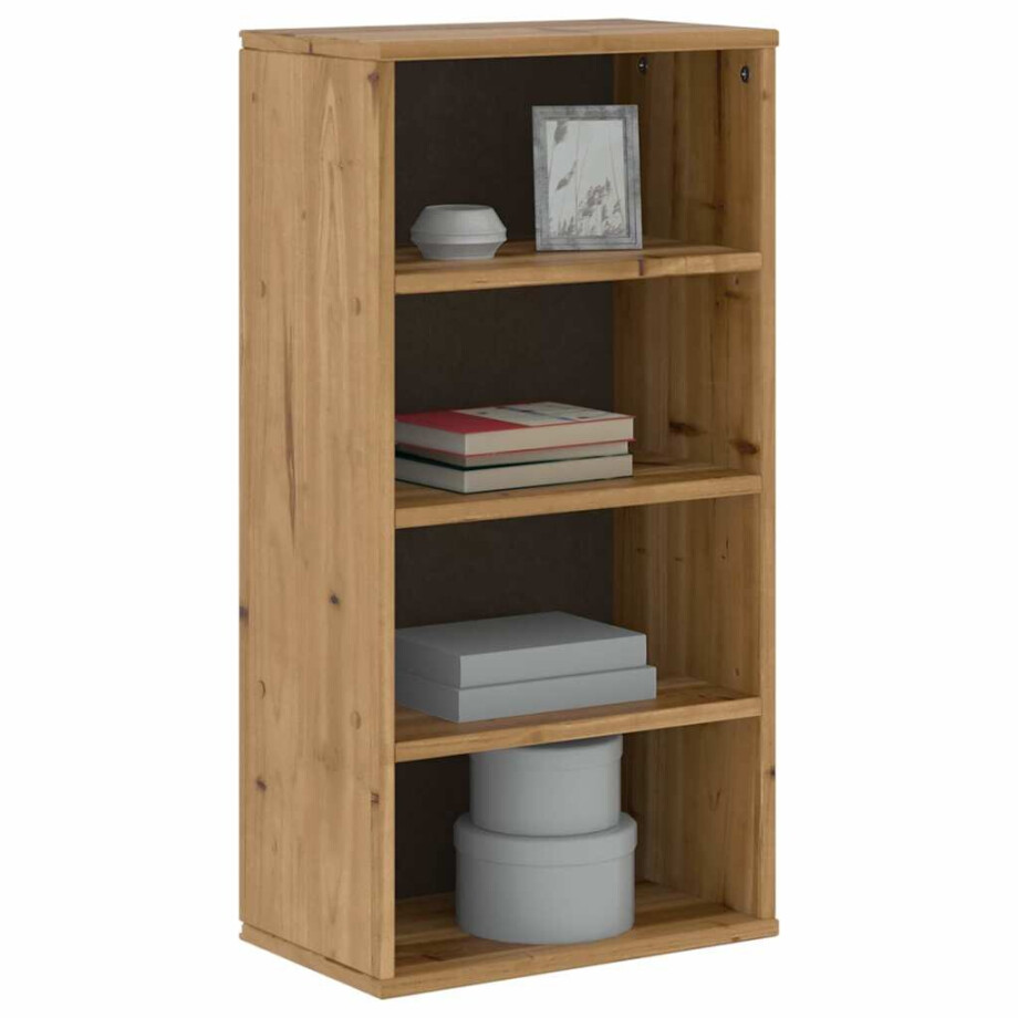 vidaXL Bijzetkast ODDA 40x24x79 cm massief grenenhout afbeelding 1